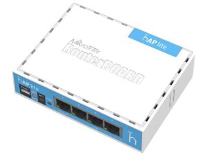 MikroTik hAP Lite 2.4GHz 1.5dBi 4 Port Ethernet WiFi Router