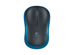 Logitech M185 Blue Compact Wireless Mouse - 910-002236