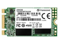 Transcend MTS430 Series 256GB M.2 Solid State Drive