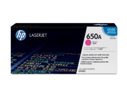 HP 650A Colour LaserJet CP5525 Magenta Print Cartridge - CE273A