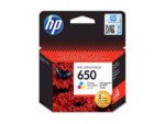 HP 650 Tri-Colour Ink Cartridge - CZ102AK