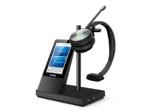 Yealink WH66 Mono DECT Wireless On-Ear Headset with Touch Screen Base Station