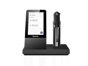 Yealink WH67 DECT Wireless Convertible Headset with Touch Screen Base Station