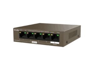 Tenda 5 Port Gigabit with 4 PoE and 1 PoE Input Desktop Switch - TEG1105PD