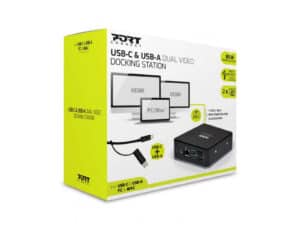 Port USB-C & USB-A Dual Video Docking Station
