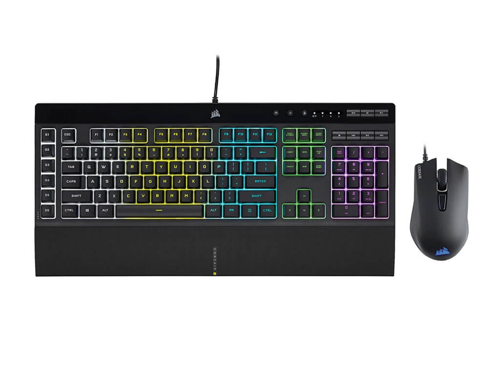 Corsair Gaming K55 + Harpoon RGB PRO Gaming Keyboard and Mouse Combo tech.co.za