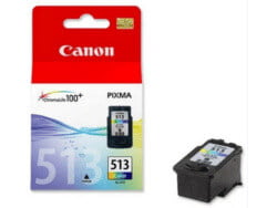 Canon CL-513 Colour Cartridge with yield of 349 pages at IDC 5% coverage