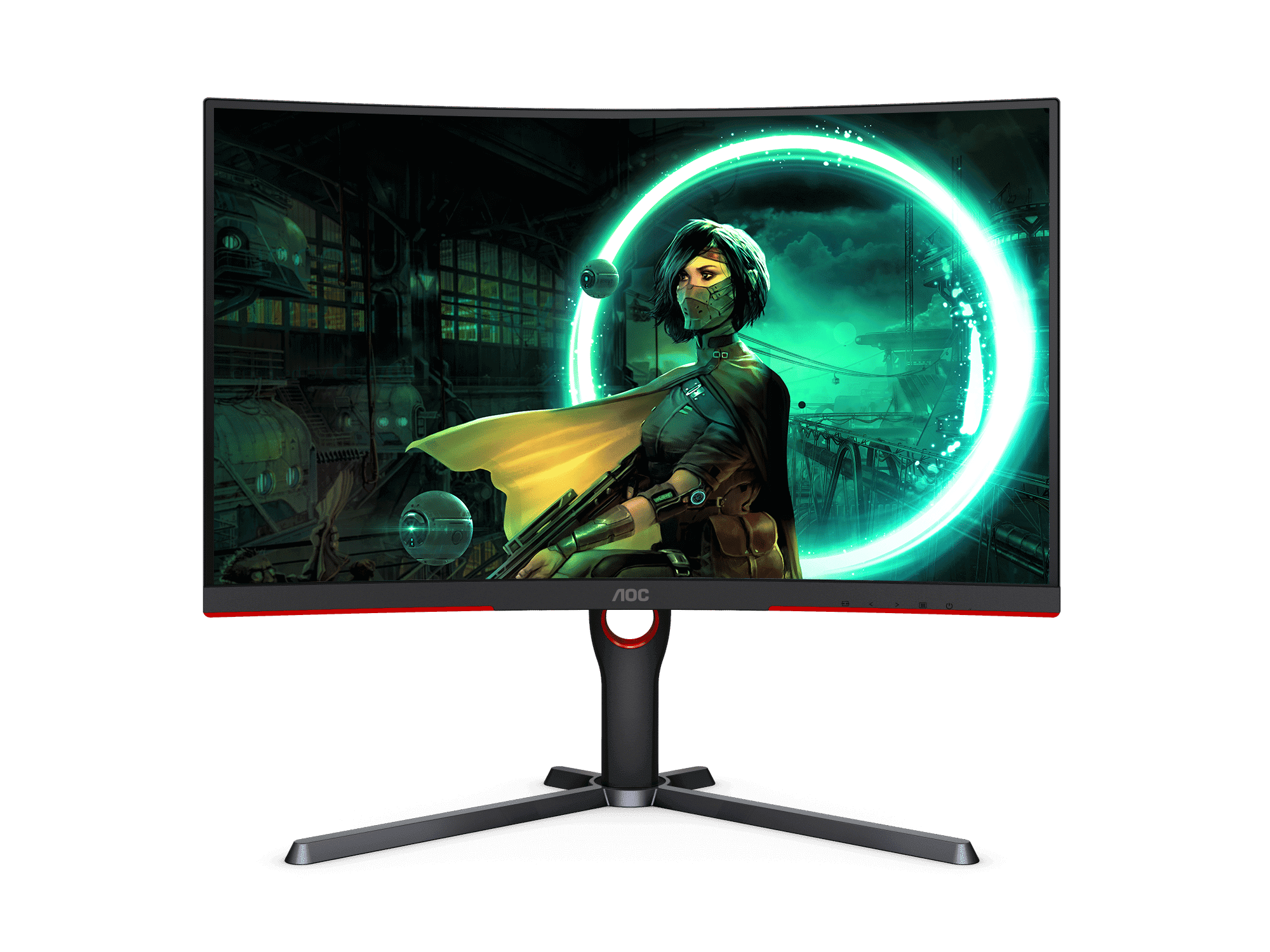 AOC CQ27G3S Monitor 27 2560x1440 165hz 1ms Tech co za