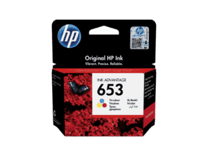 HP 653 Tri-color Original Ink Advantage Cartridge,~200 pages