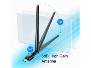 Cudy 1300Mbps High Gain WiFi USB3.0 Adapter with High Gain Antenna