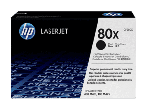 HP 80X High Yield Black Original LaserJet Toner Cartridge;6;900 pages.