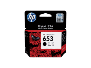 HP 653 Black Original Ink Advantage Cartridge,~360 pages