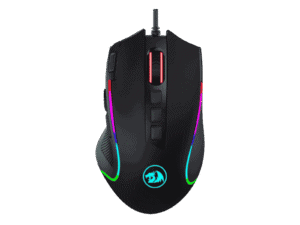 Redragon PREDATOR 4000DPI RGB Ergo Gaming Mouse - Black