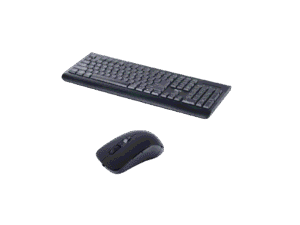 RCT K19 Wireless Combo 104 Key wireless Keyboard with RCT WT12 5 Button wireless USB Mouse with Scroll Wheels