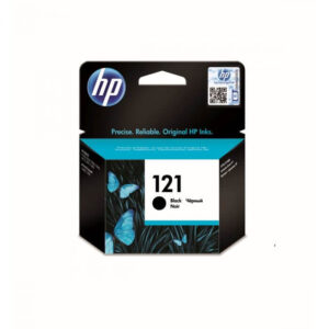 HP 121 Black Original Ink Cartridge;~200 pages.