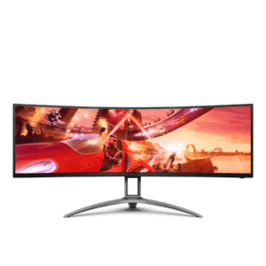 AOC AG493UCX2 Curved Monitor - 49", 5120x1440, 165hz, 1ms