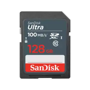 SanDisk Ultra 128GB SDXC Memory Card 100MB/s
