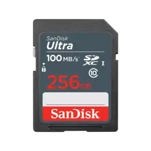 SanDisk Ultra 256GB SDXC Memory Card 100MB/s