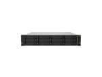 Black network server with multiple drive bays