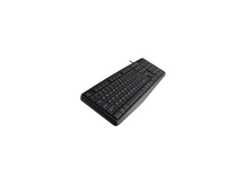 Black wired computer keyboard