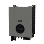 Industrial inverter with digital display and cooling fans.