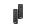 Black rectangular portable USB drive set