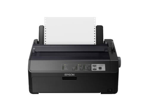 Epson dot matrix printer with paper