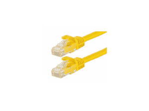 Acconet CAT6 UTP Flylead, 0.5 Meter, Straight -  Yellow