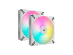 Corsair iCUE AF140 RGB ELITE 140mm PWM Dual Fan Kit - White