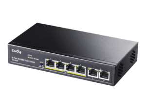 Cudy 6-Port Ethernet Unmanaged Switch - 4 Ports POE