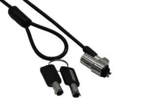 GIZZU 1.8m T-Bar Laptop Cable Lock Master Key Compatible