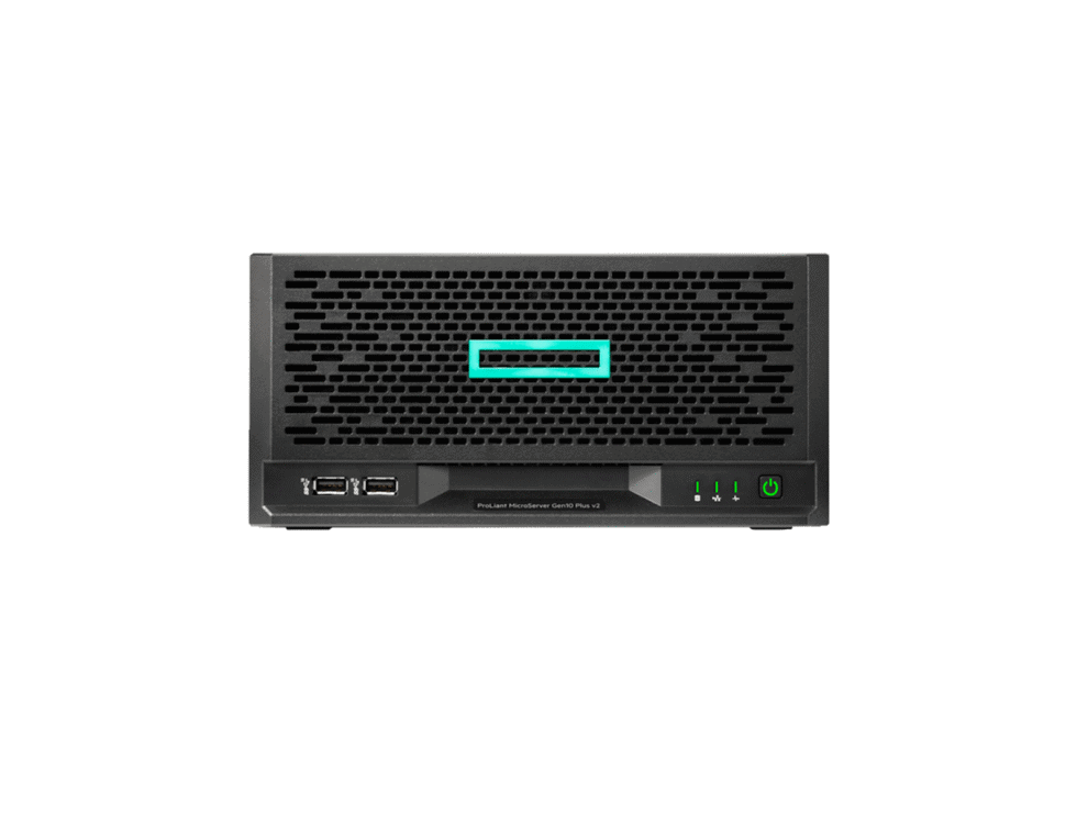 ProLiant MicroServer Gen10 Plus v2 front view