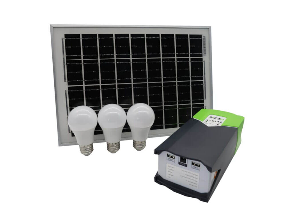 GIZZU 10W SOLAR PANEL LIGHTING KIT tech.co.za
