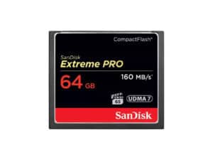sandisk extreme pro cf 160mb 64gb vpg