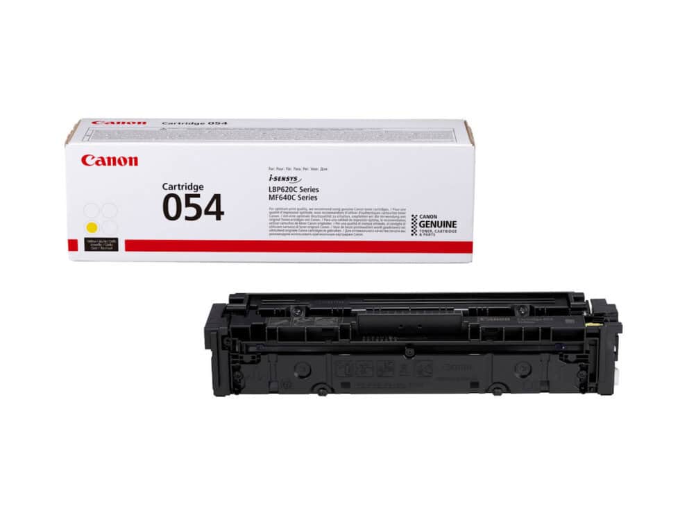 cartridge 054 y (lbp 61x series;mf63x;mf64x series = approx 1200 pages)