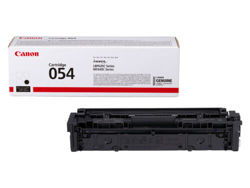 cartridge 054 bk (lbp 61x series;mf63x;mf64x series = approx 1500 pages)