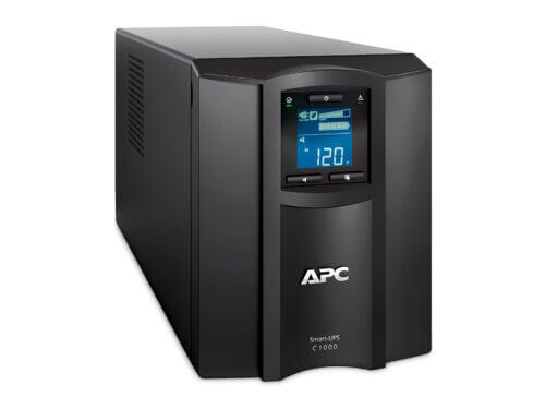 APC Smart-UPS C1000 uninterruptible power supply.