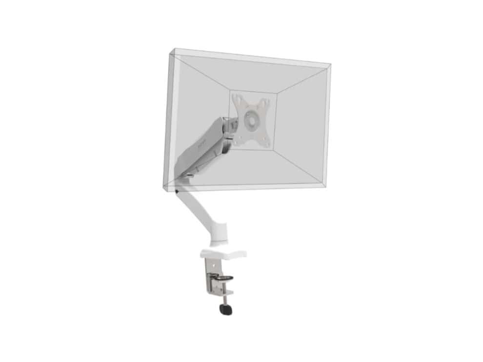 Adjustable monitor arm mount.