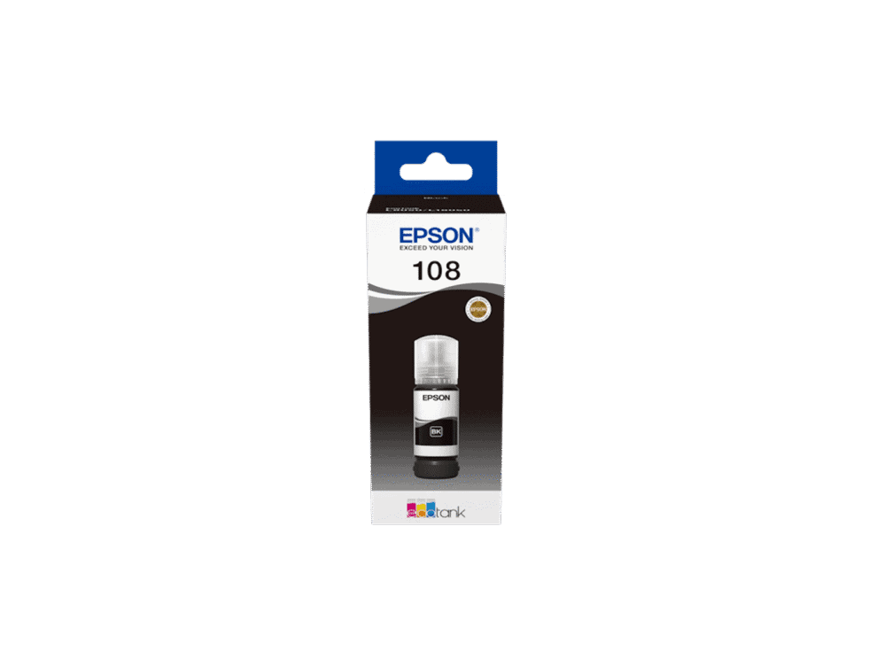 epson c13t09c14a 108 ecotank black ink bottle epson c13t09c14a 108 ecotank black ink bottle