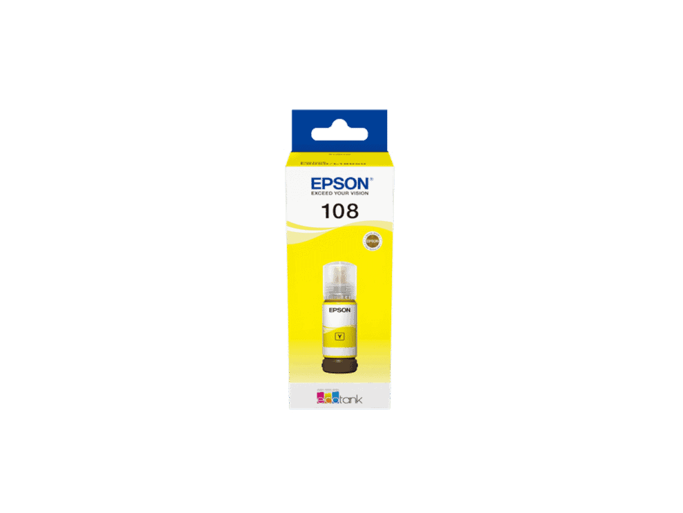 epson 108 ecotank yellow ink bottle