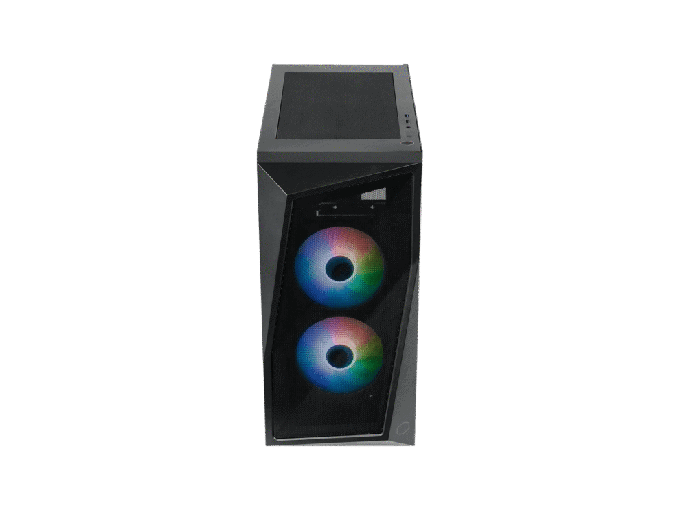 RGB gaming computer tower case.