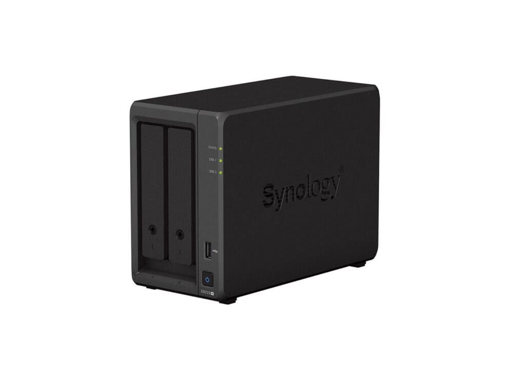 diskstation 2 bay nas (up to 7 bay); 2 core; 2gb ddr4 ram (upgragable to 32 gb)1 usb 3.0