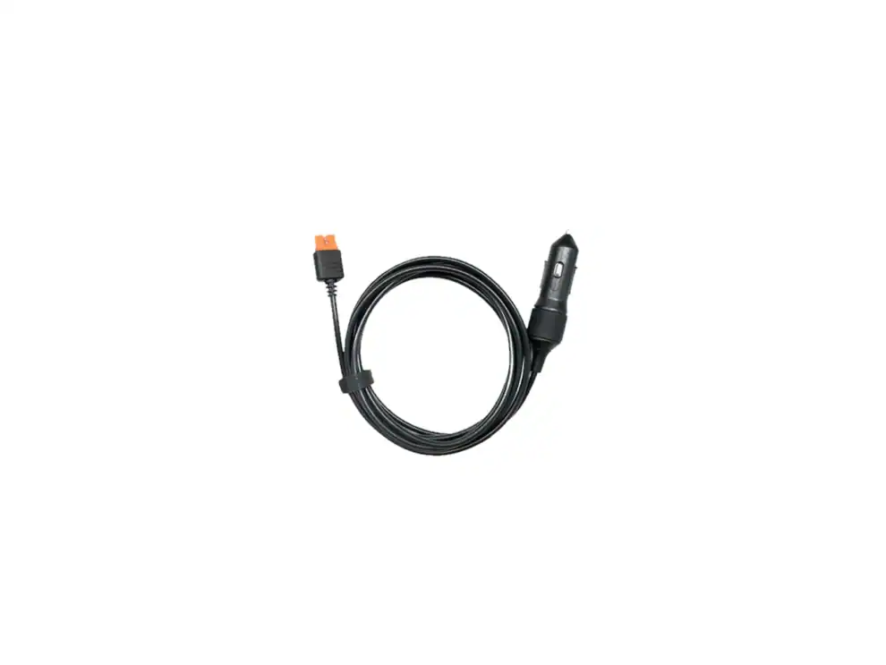 Car charger cable with plug