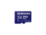 samsung 256gb pro plus microsdxc memory card/ read : up to 160mb/s write : up to 120mb/s with uhs 1 interface/ speed class (u3/