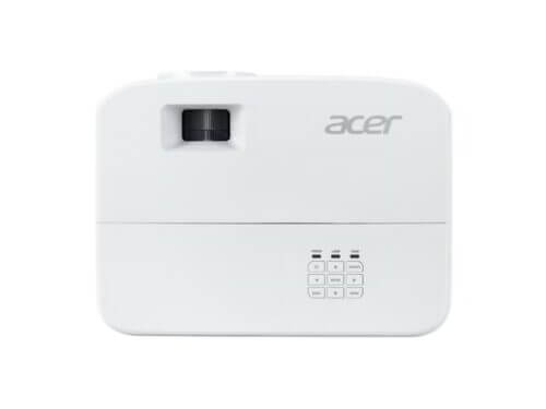White Acer projector front view