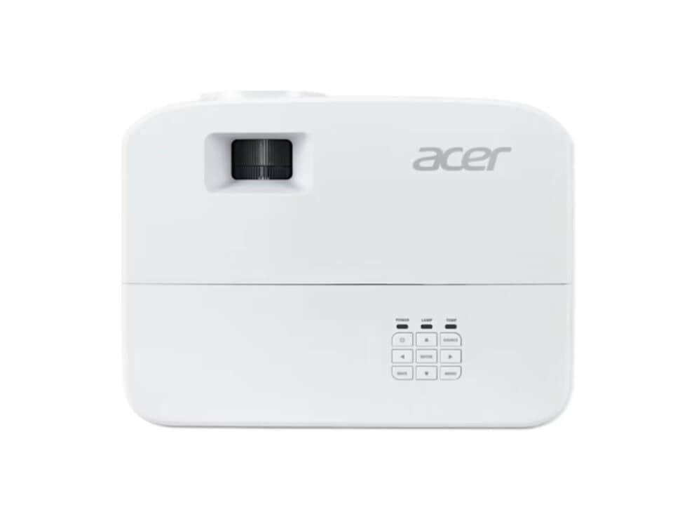 White Acer projector front view