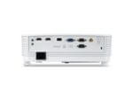 Back view of projector with ports