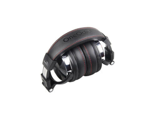 oneodio pro 50 professional wired over ear dj and studio monitoring headphones bk