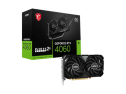 MSI Nvidia GeForce RTX 4060 Ventus 2x Black 8G OC GDDR6X 128-BIT Graphics Card