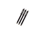 Three black touch screen stylus pens